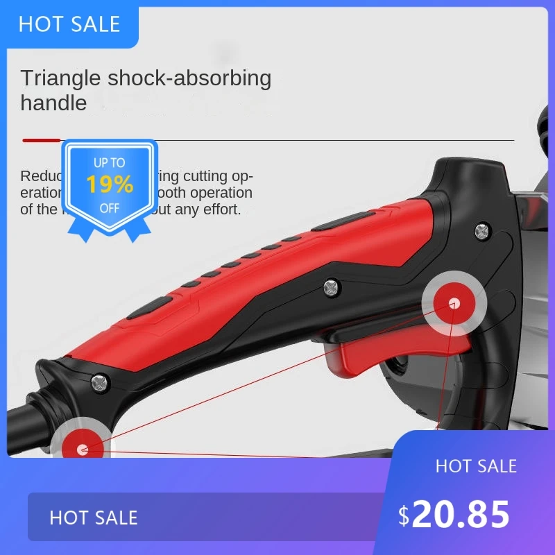 

072916-inch 2400W High-power Chainsaw Logging Saw Household Electric Chainsaw Handheld Chainsaw Cutting Chainsaw E