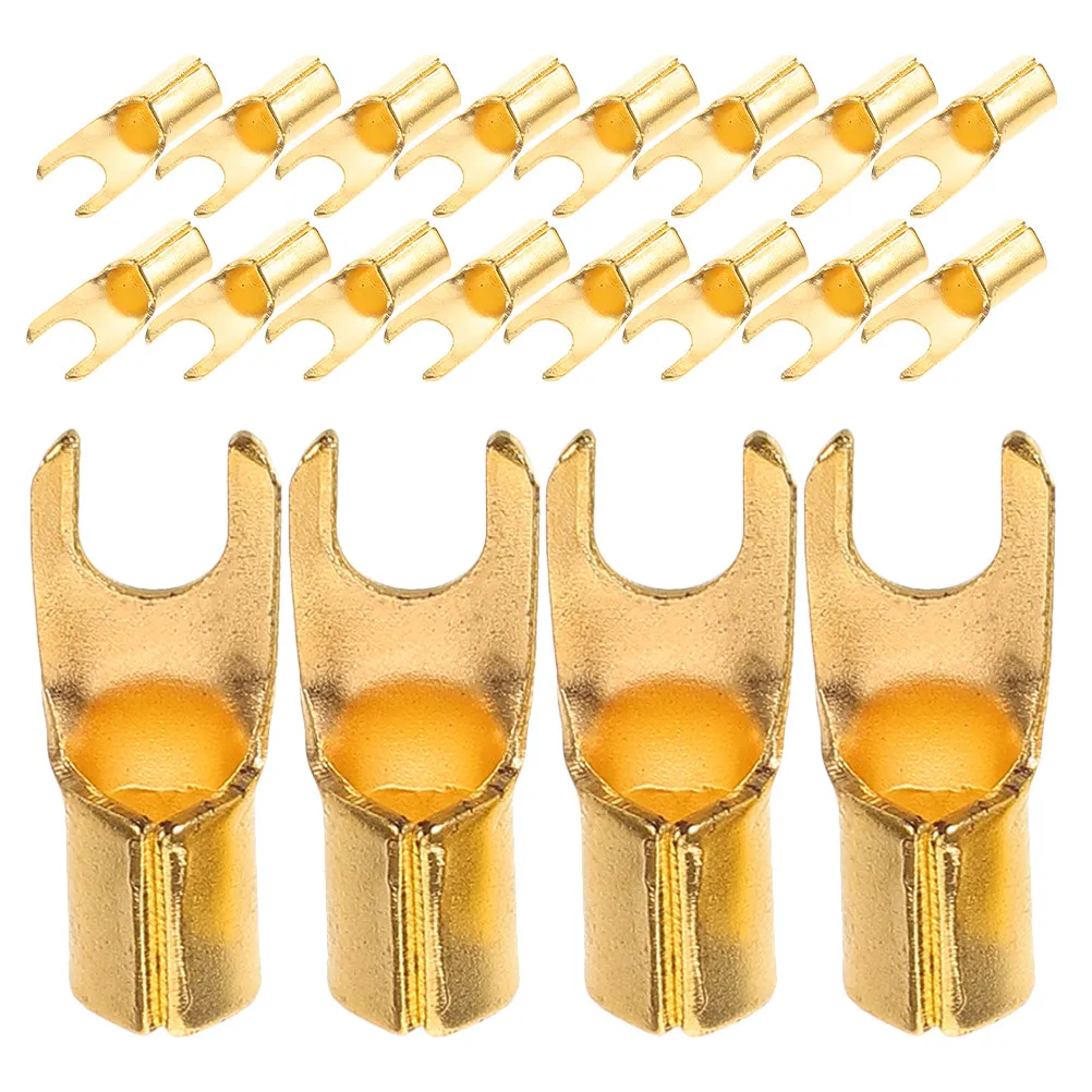 20pcs Audio Blocks Quick Subwoofer Car Terminal Connect Car Amplifier Speaker Terminals Box Subwoofer Copper Aluminum