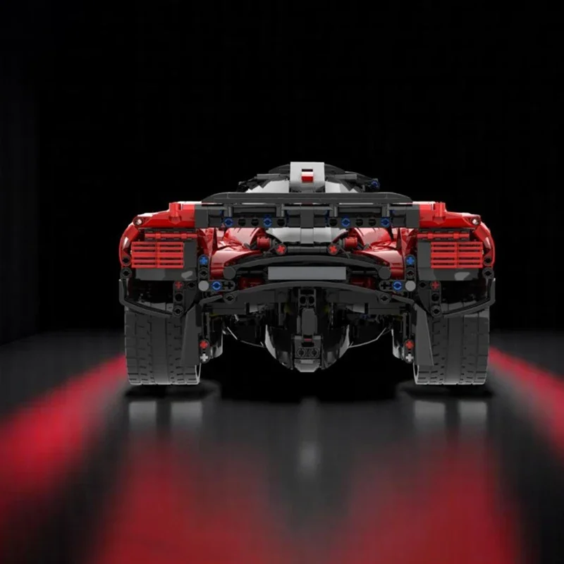 Champion Speed Cars Moc ビルディングブロック モジュラー 1:8 レッドヴァルキリーレンガモデル DIY 組み立て建設おもちゃホリデー誕生日ギフト