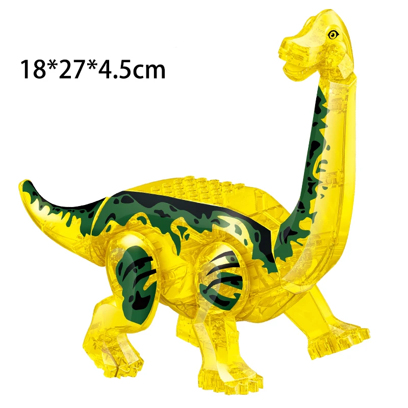 Jurassic Dinosaurs Building Blocks Indominus Rex DIY Big Size Tyrannosaurus Action Figure Models Children Toys Animals Gifts images - 6