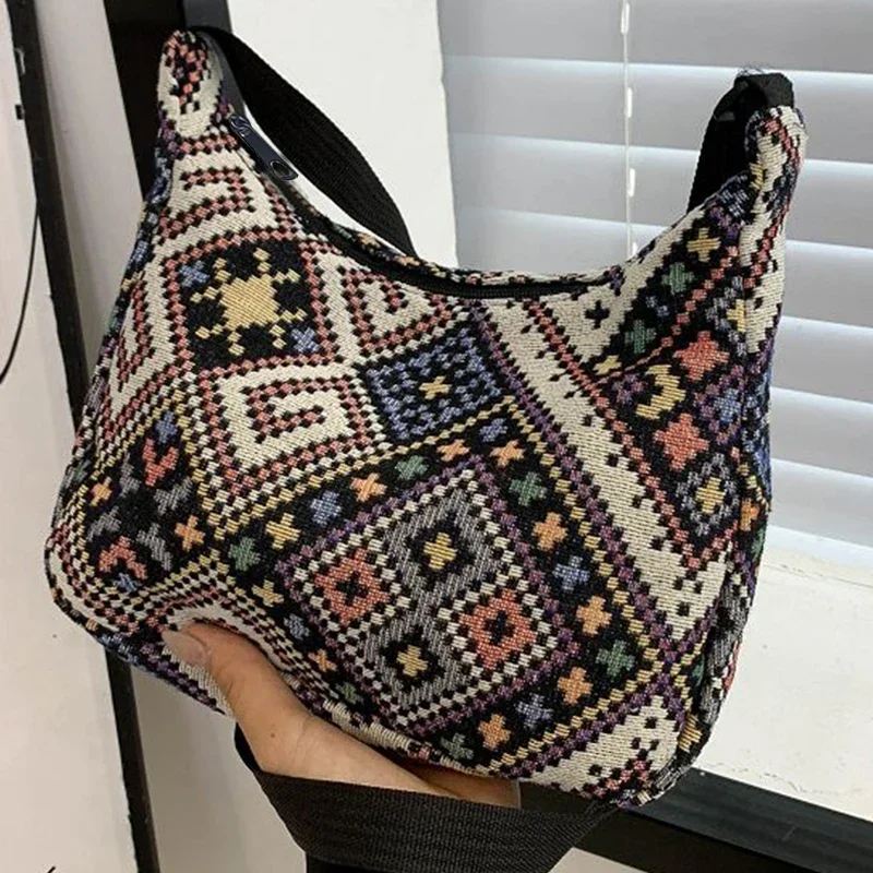 

Men's and women's ethnic style crossbody bags, shoulder bags, stylish and versatile crossbody bags
