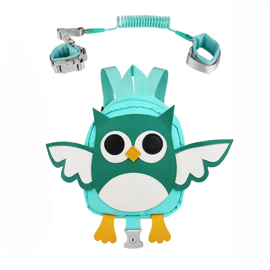 

BACKPACK LEASH FOR TODDLERS + ANTI LOST WRIST LINK ADJUSTABLE 1-5 YEARS OLD