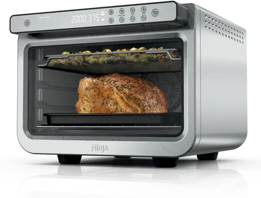 

XL 10-in-1 Air Fry Digital Countertop Convection Toaster Oven with Air Fry,1800 Watts, Stainless Steel, DT501