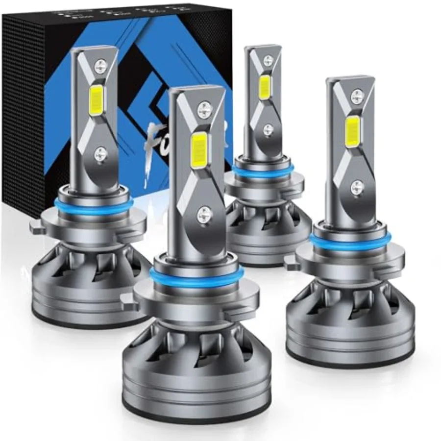 

9005/HB3 9006/HB4 LED Driving Light Bulb 120000LM 12X Ultra-Bright 6500K White 1:1 Size Easy Install HB3 HB4 Fog Light Bulbs CA