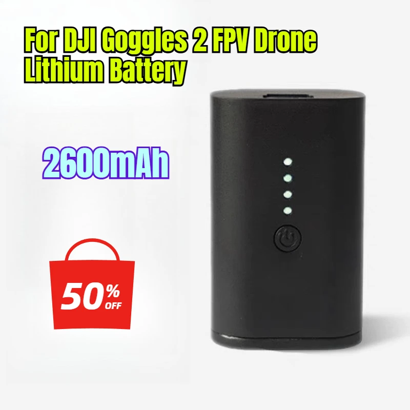

2600mAh for DJI Goggles 2 FPV Drone Lithium Battery