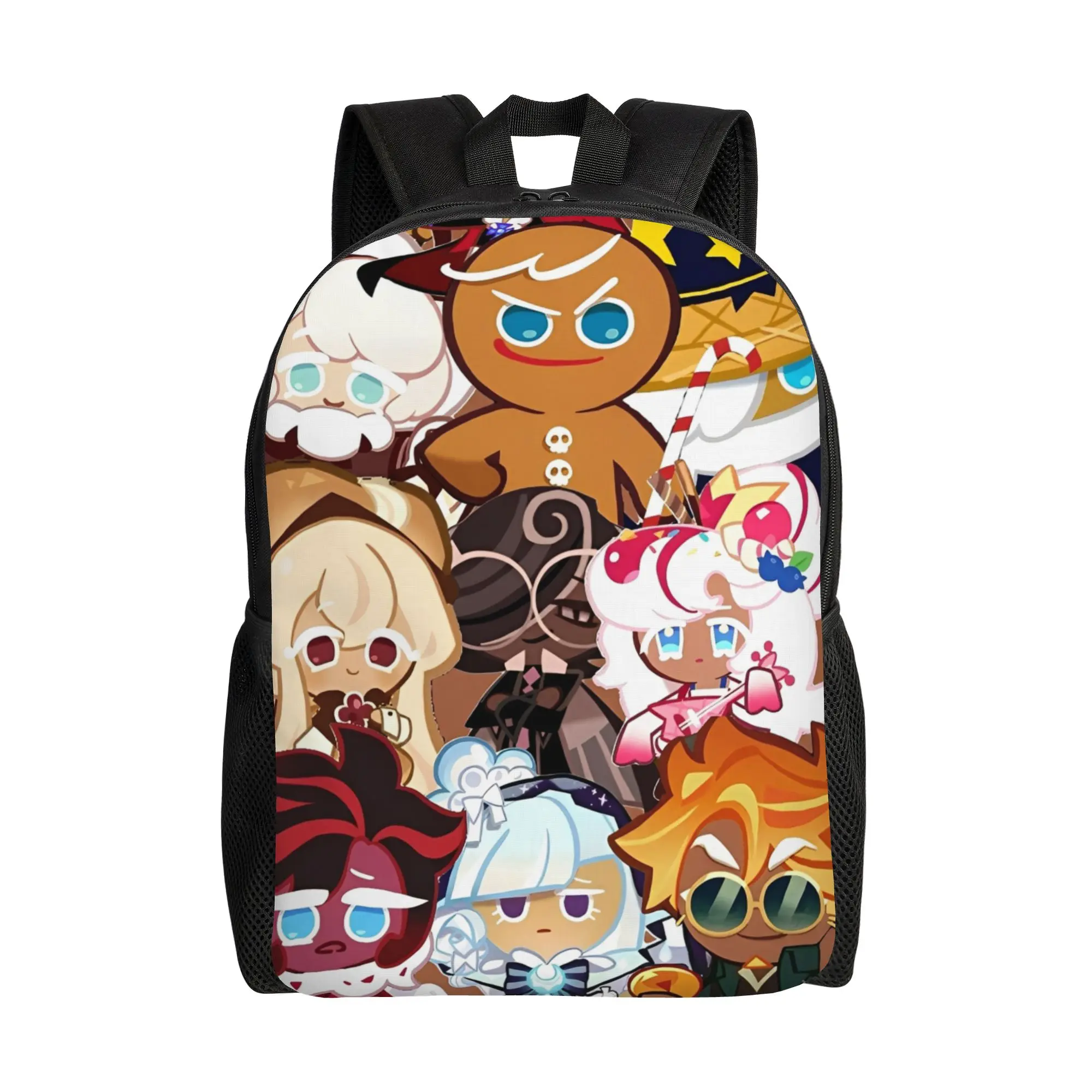 

Рюкзак Cookie Run Kingdom Runner для мужчин и женщин, модный, для старшей школы, деловой, повседневный, холщовый, в стиле Gingerbrave, для колледжа, подарок