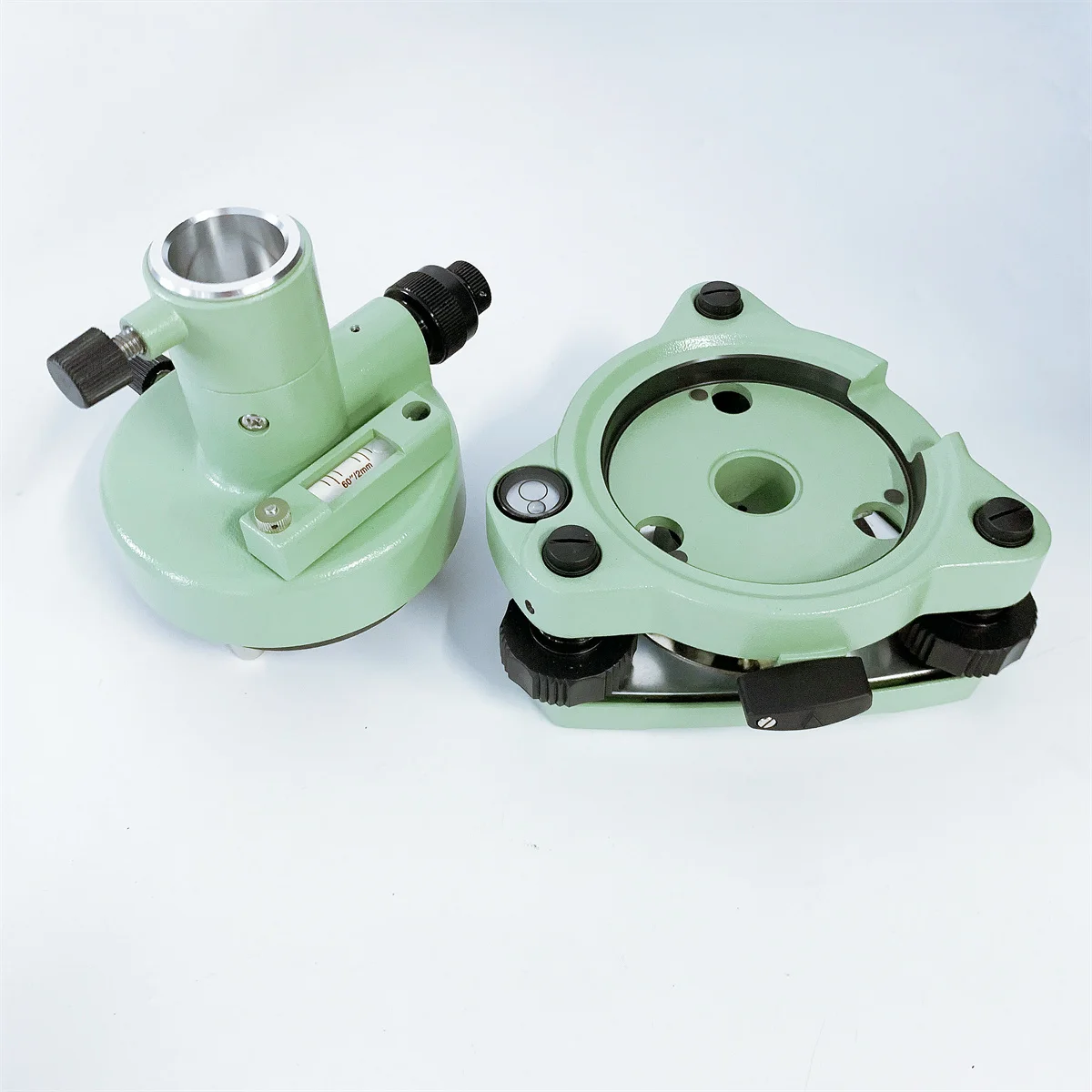 Brand new version Three-jaw Tribrach & Adapter With Optical Plummet For Total Station Prism GPS Base