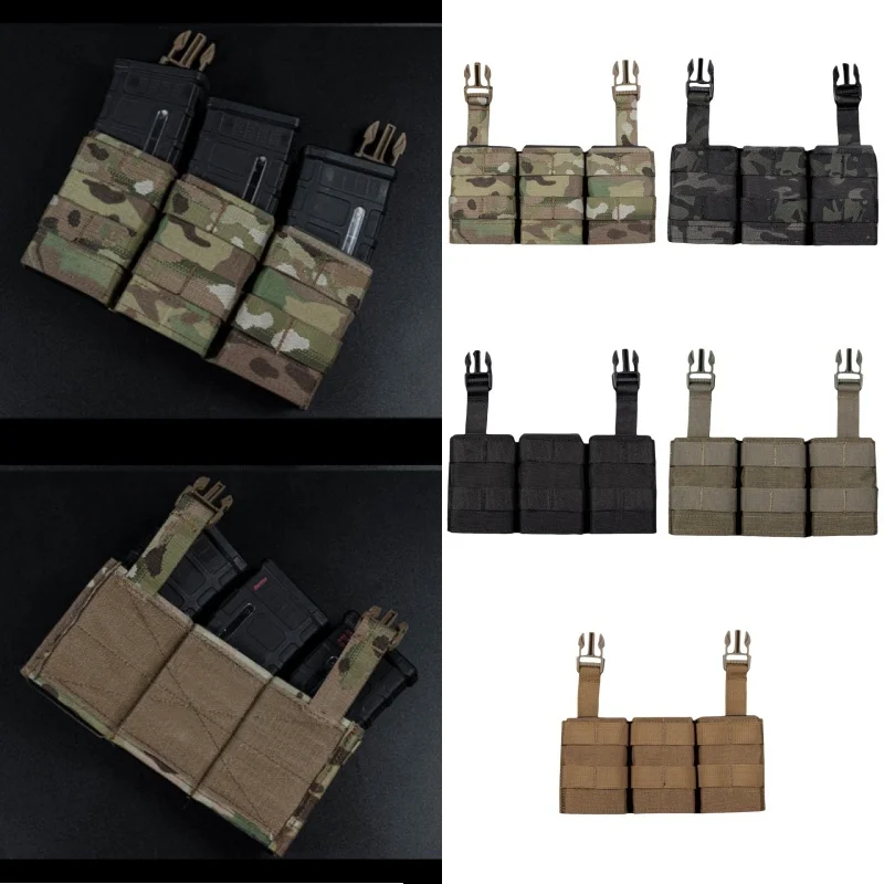fast-556-triple-magazine-pouch-molle-compatible-front-panel-plate-carrier-for-range-training-accessories