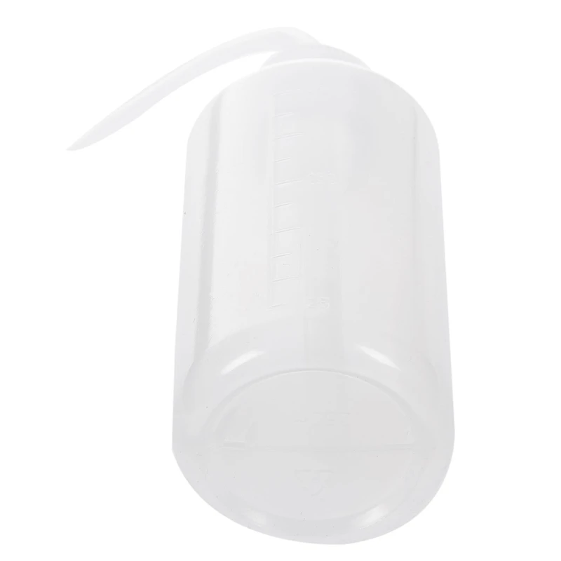 3X 500Ml 90 Degree Angle Tip Oil Liquid Holder Squeeze Bottle Clear White