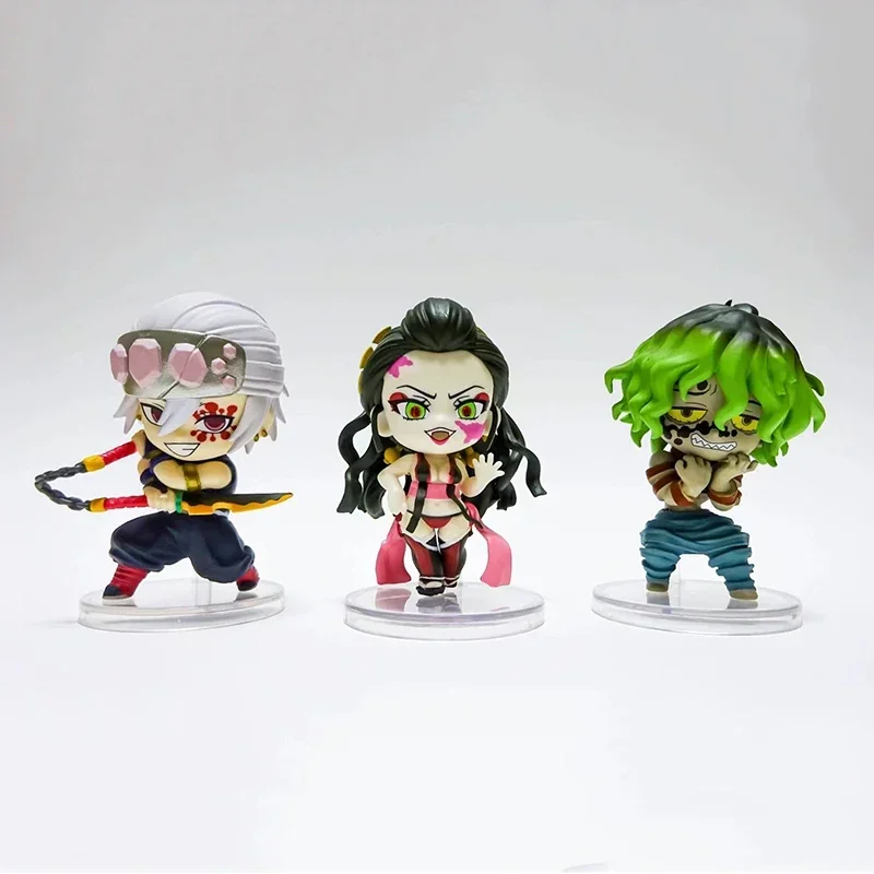 

Bandai Original Demon Slayer Gashapon Toys Uzui Tengen Daki Gyuutarou Anime Action Figure Model Ornaments Box Toys