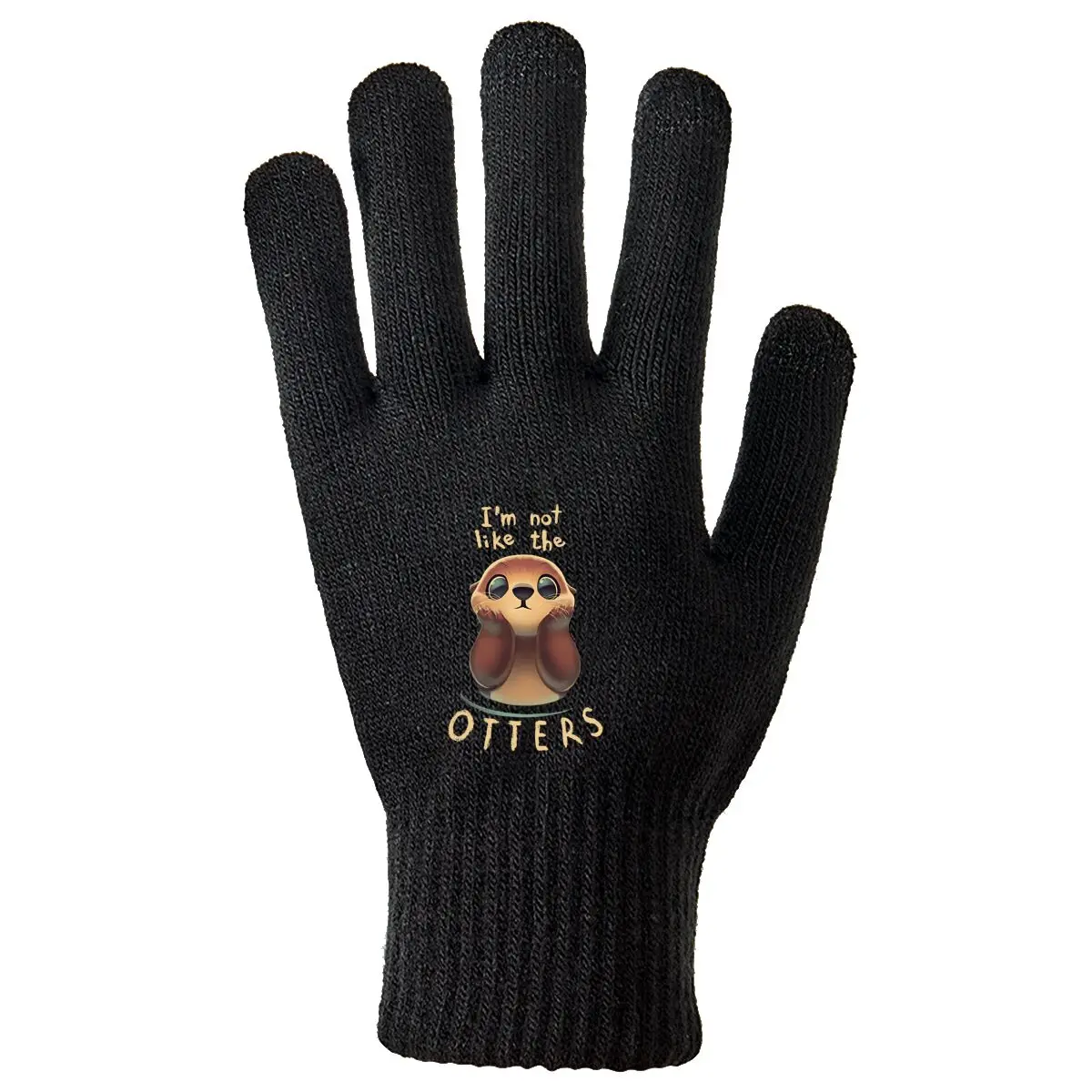 Otters Cute Outdoor Cold Weather Gloves Warm & Anti-Slip
