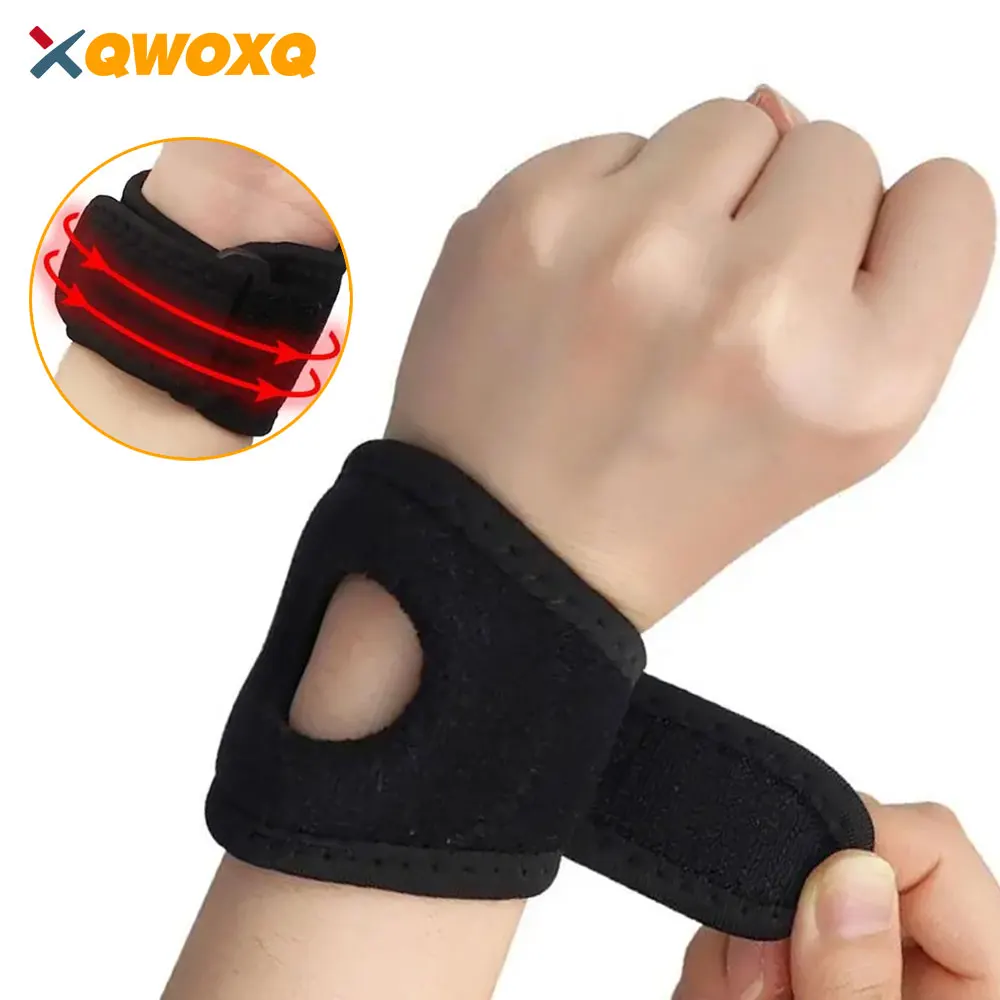 1 Pcs Sports Wrist Wrap Compression Wrist Brace for TFCC Tears | Carpal Tunnel Pain & Tendonitis Relief | Padded Hole for Ulnar