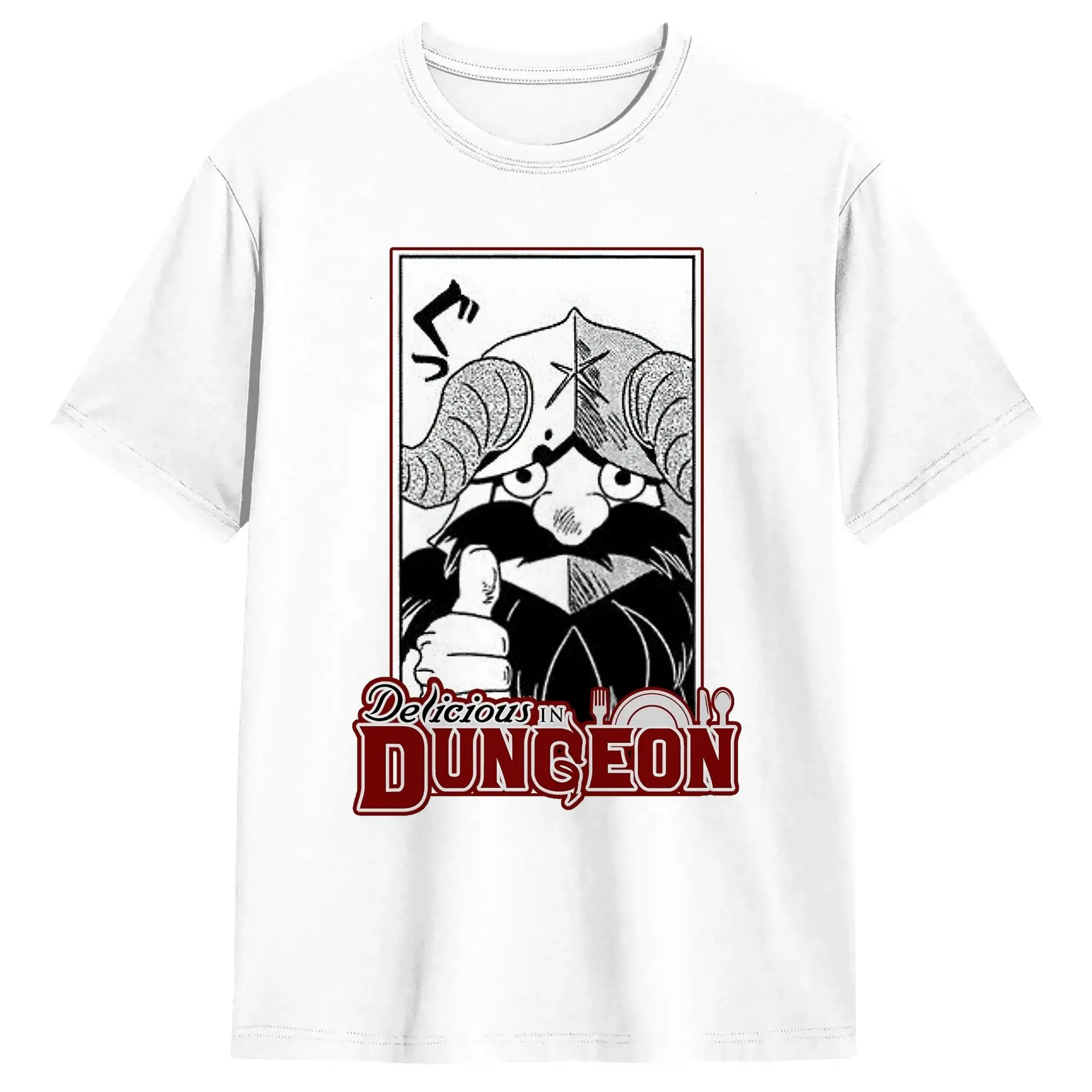 Men Women T-Shirt Dungeon Meshi Delicious in Dungeon Pure Cotton Tee Shirt Short Sleeve  T Shirt Crew Neck Clothing Plus Size