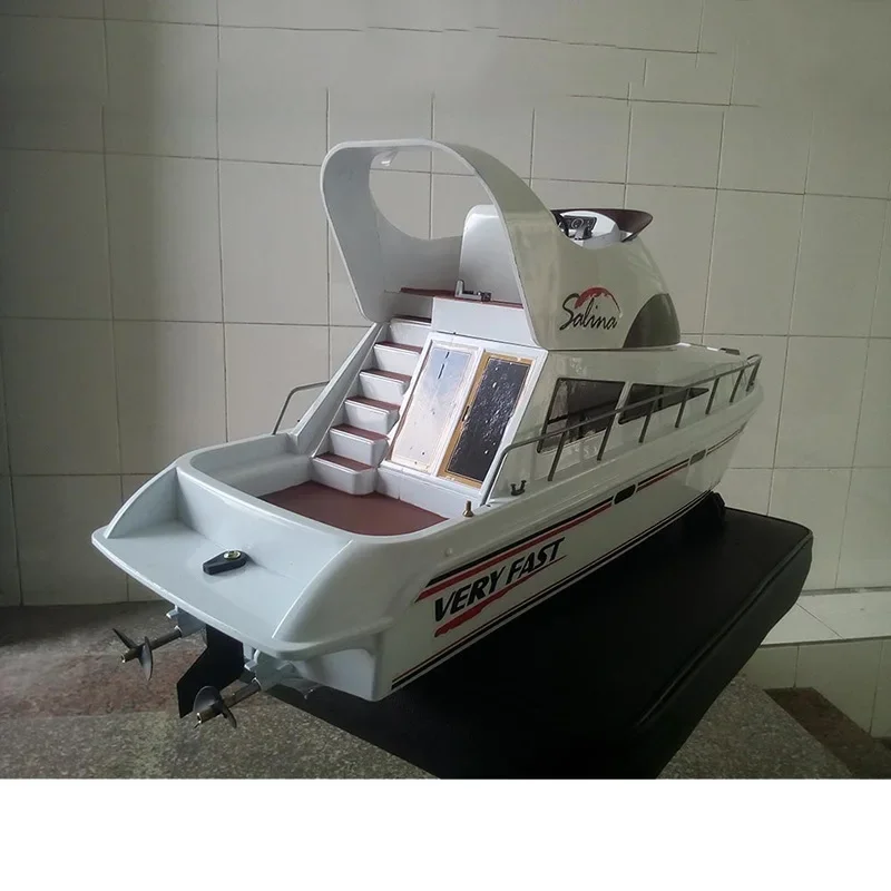 Henglong lancha motora de Control remoto 3867 versión de lujo yate barco de Control remoto de alta velocidad modelo juguete para regalo al aire libre para niños