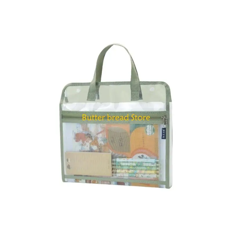 

W89C 13 Compartment File Folder Expanding Document Folder Clear PVC File Organiser Sorting Folder for Home School Office