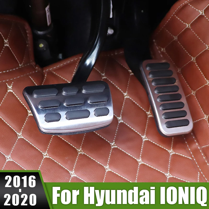 

For Hyundai IONIQ 2016 2017 2018 2019 2020 Car FootRest Pedal Accelerator Brake Clucth Pedal Cover Non-Slip Pad Case Accessories