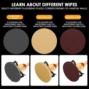 Harç, Çimento, Beton Malası, AC 110V-240V için Elektrikli makine, Çekme Duvarı gibi Otomatik Karıştırıcı, Yumuşatma, Parlatma Makinesi, ABD, AB ve Birleşik Krallık 6 Büyük satış-makine-ürünü-no. 4