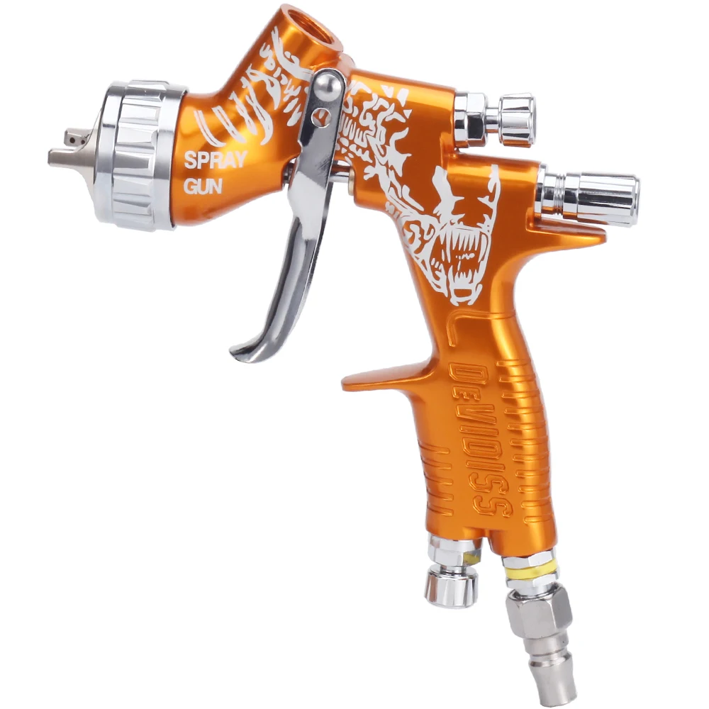 

DEVIDISS PRO 600ML 1.3mm TIP Professional Paint Spray Guns Automotive Air Hvlp Spray Gun Car Paint Gun Gravity Pro With professi