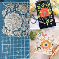 Lucky Goddess Metal Cutting Dies Embroidered Blooms Diy Scrapbooking Photo Album Decorative Embossing Paper Card Crafts