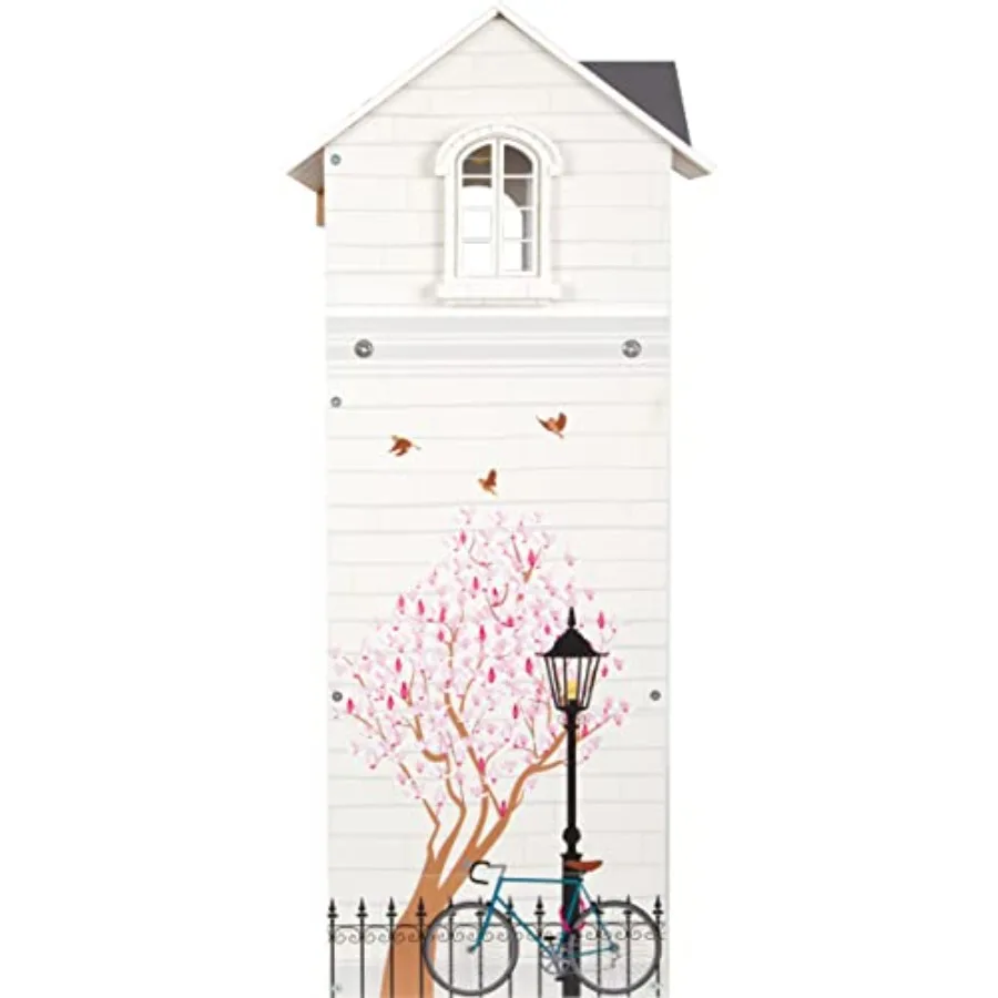 Jouets en bois Urban Villa Doll House Playset Collection Conçu pour les 3 ans et plus Gris 82 x 51,1 x 15 cm