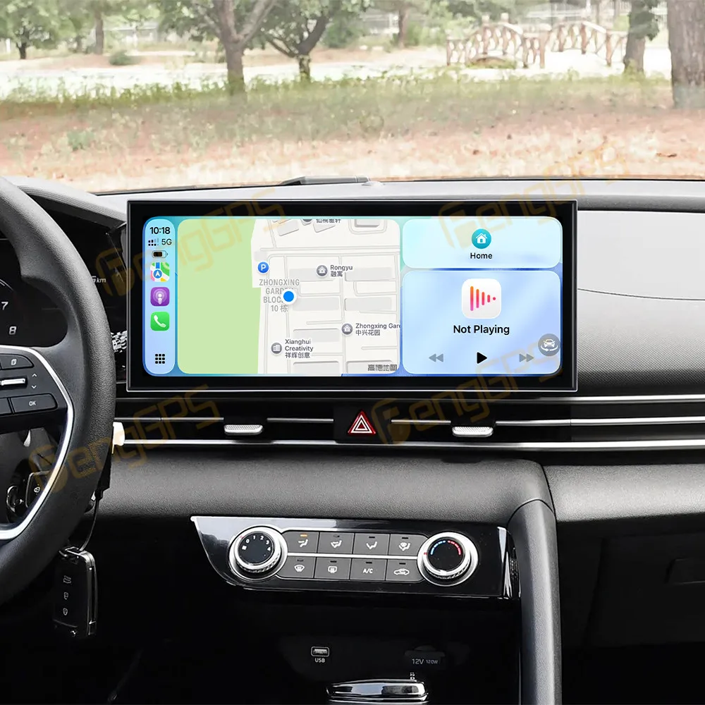 

Автомобильная магнитола с экраном 15,8 дюйма для Hyundai Elantra 2020–2021, Android Auto, GPS-навигация, мультимедийный видеоресивер, головное устройство