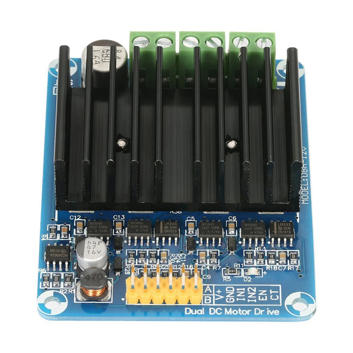 

Excellent! DC 5-15 V 30 A Dual Channel H Bridge Motor Driver Module Bread Board Controller DHB-01A DC Motor Driver Board