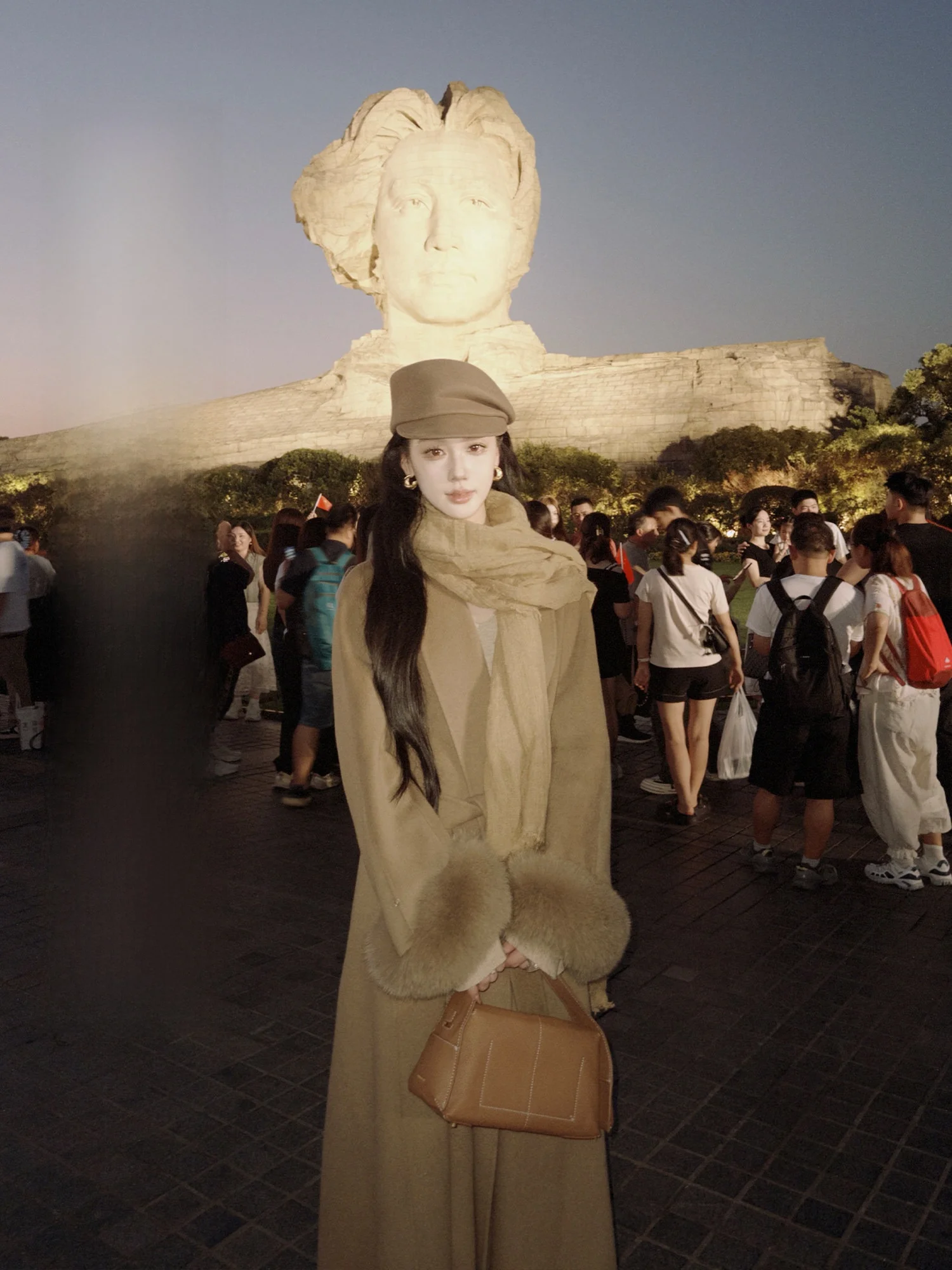 

Зимнее двустороннее шерстяное пальто для женщин, средней длины, элегантное, для повседневной носки, простое, модное, эксклюзивно для электронной коммерции