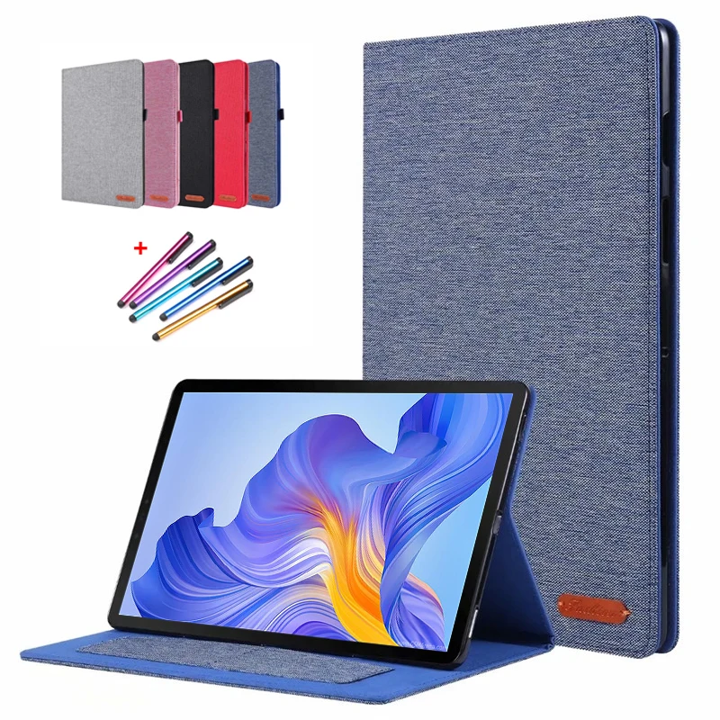 Funda con tapa para tableta Honor Pad X8, soporte vaquero suave de 10,1 pulgadas, Coque Honor Pad X 8 Honor Pad X8 Lite