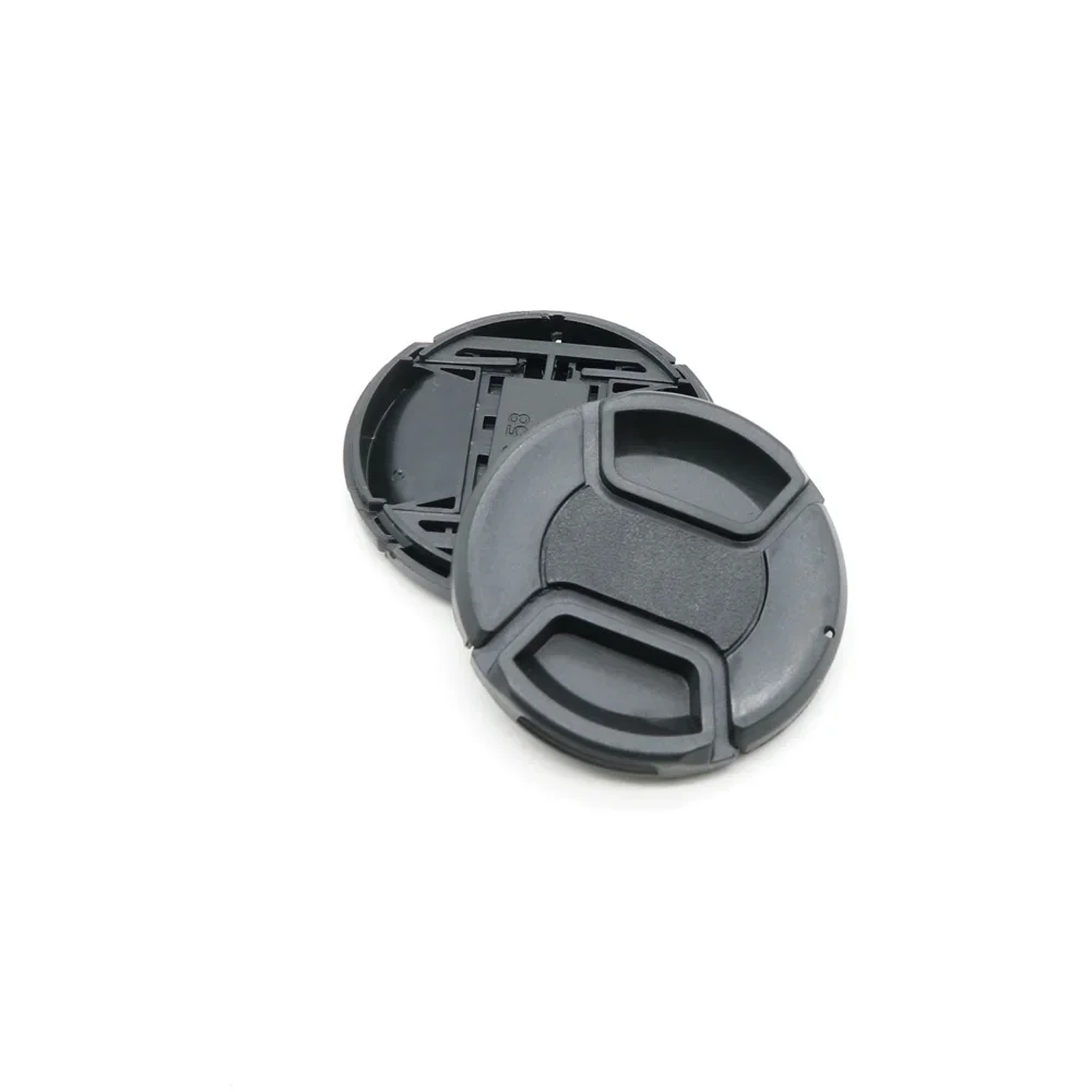 10X 58mmcenter pinch Snap-on cap cover Lens Cap for canon/nikon Lens