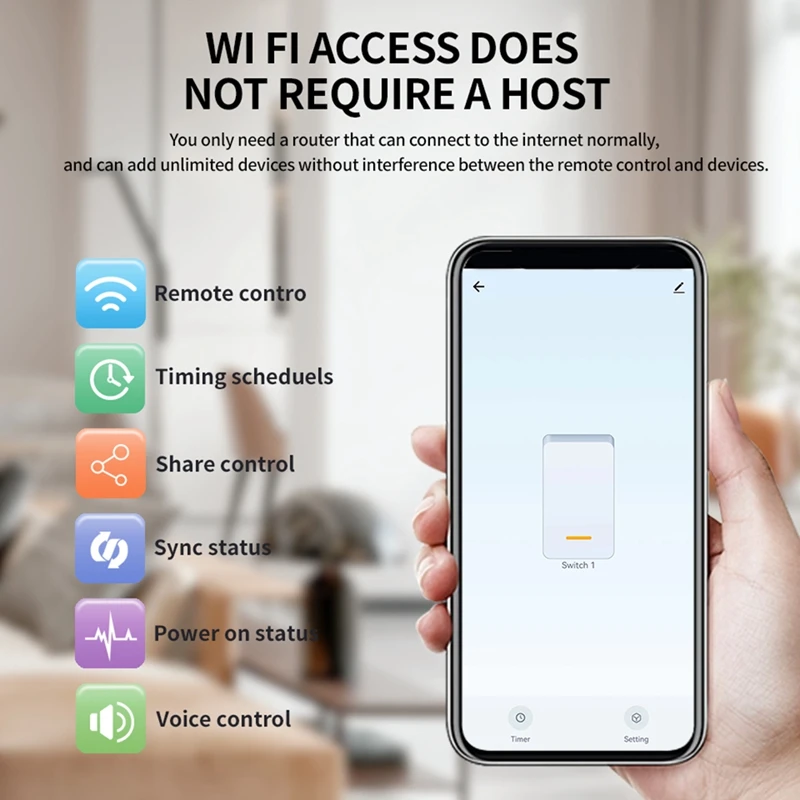 وحدة تحكم بمفتاح ذكي Tuya WiFi ، مؤقت قاطع عالمي ، حياة ذكية لأجهزة USB ، Alexa ، Google المنزل ، 1 formation