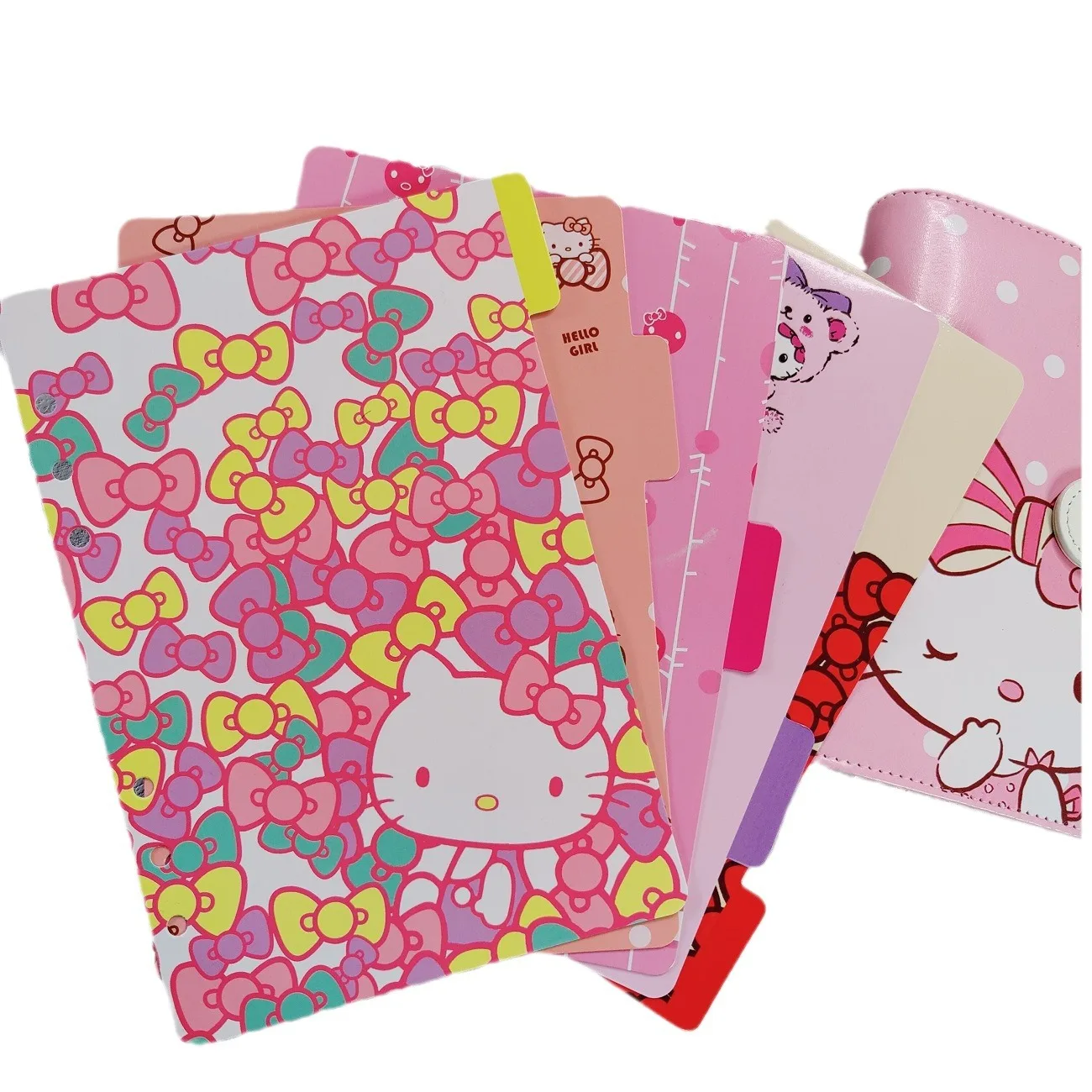 A5 A6 Color Animal Separator Paper Index Page Classification Separator Page 6 Holes Notebook Loose-leaf Book Accessories