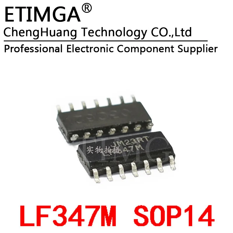 5PCS/LOT LF347M LF347 SOP-14 Instrumentation Operational Amplifier