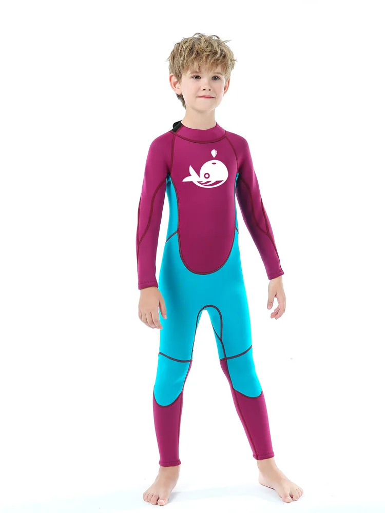 Kinder surfen Neopren anzug 2,5mm Neopren Shorty Tauchanzug für Jungen Scuba Thermal Bade bekleidung Mädchen dicken Badeanzug Kinder Neopren anzüge