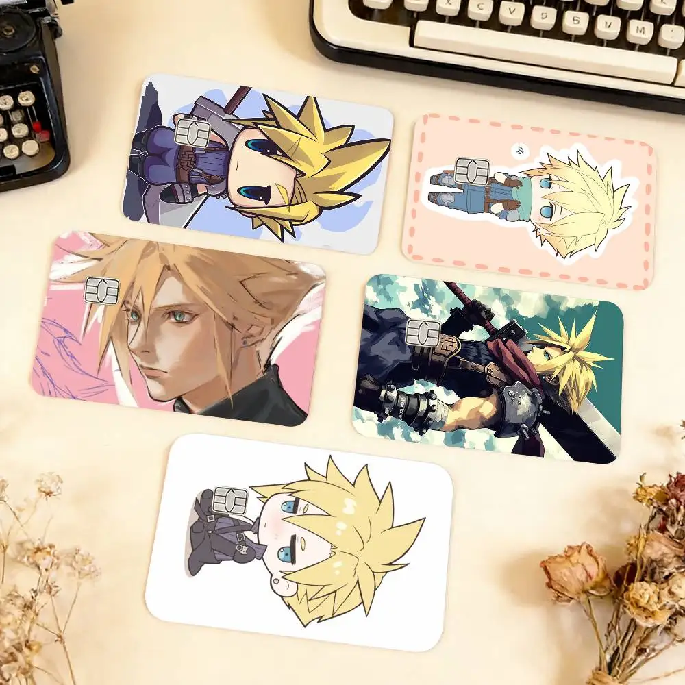 

Game C-Cloud S-Strife Waterproof Film Skin Cover Credit Card Stickers Debit Front Bank Bus Pass