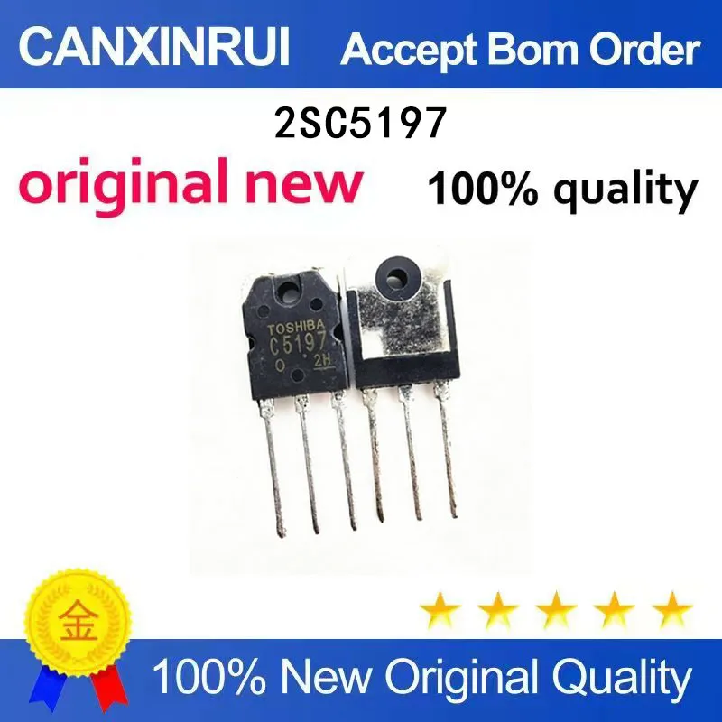 

(5-100 Pieces) Brand new original 2SC5197 C5197 TO-3P spot chip IC