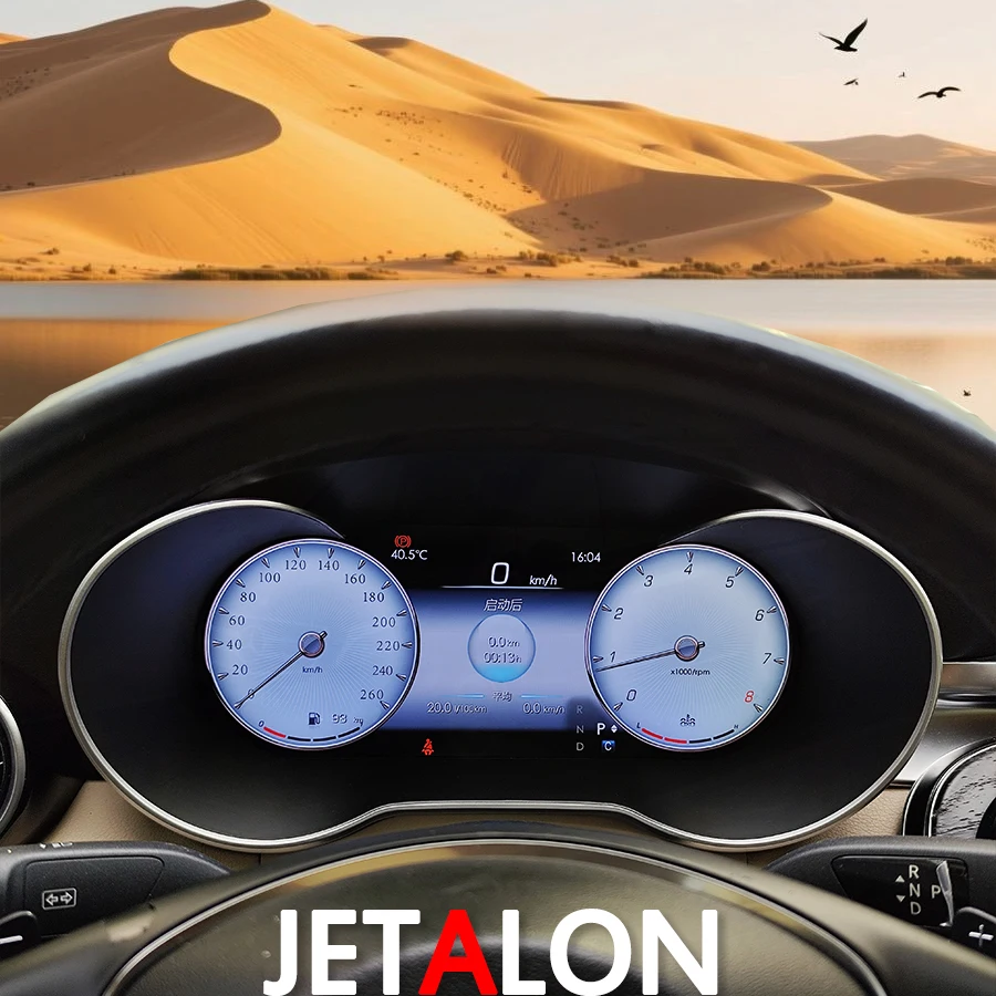 

12,3-дюймовый ЖК-экран приборной панели, обновление спидометра для Mercedes Benz V-Class V260 V250 W447, умный кластер HU, приборная панель