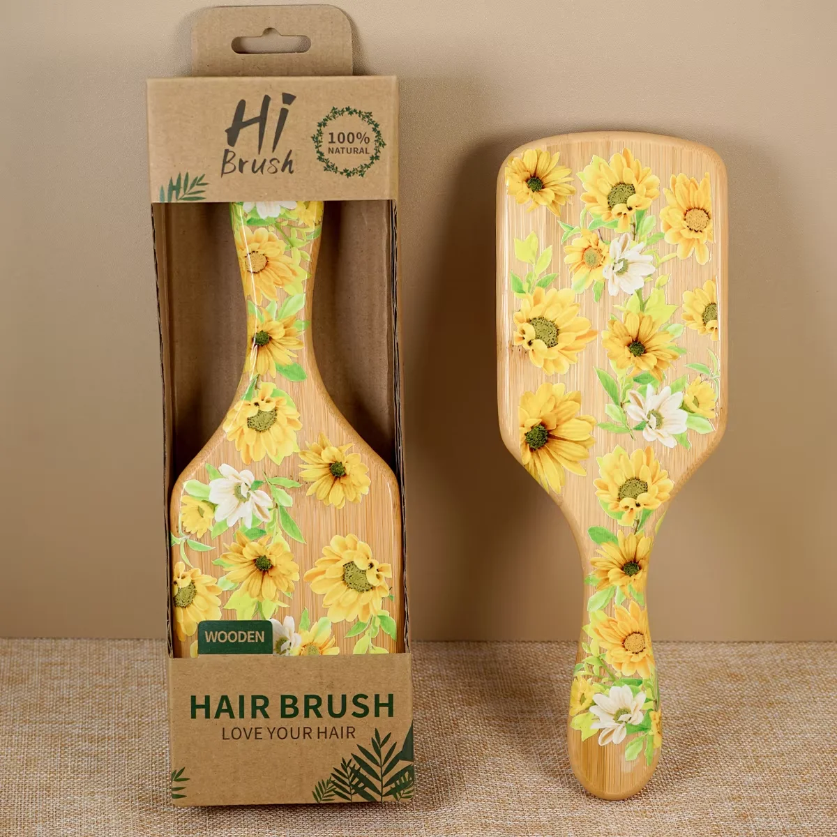 Sunflower Bamboo Air Cushion H - Bamboo Hair Brush recension och pris