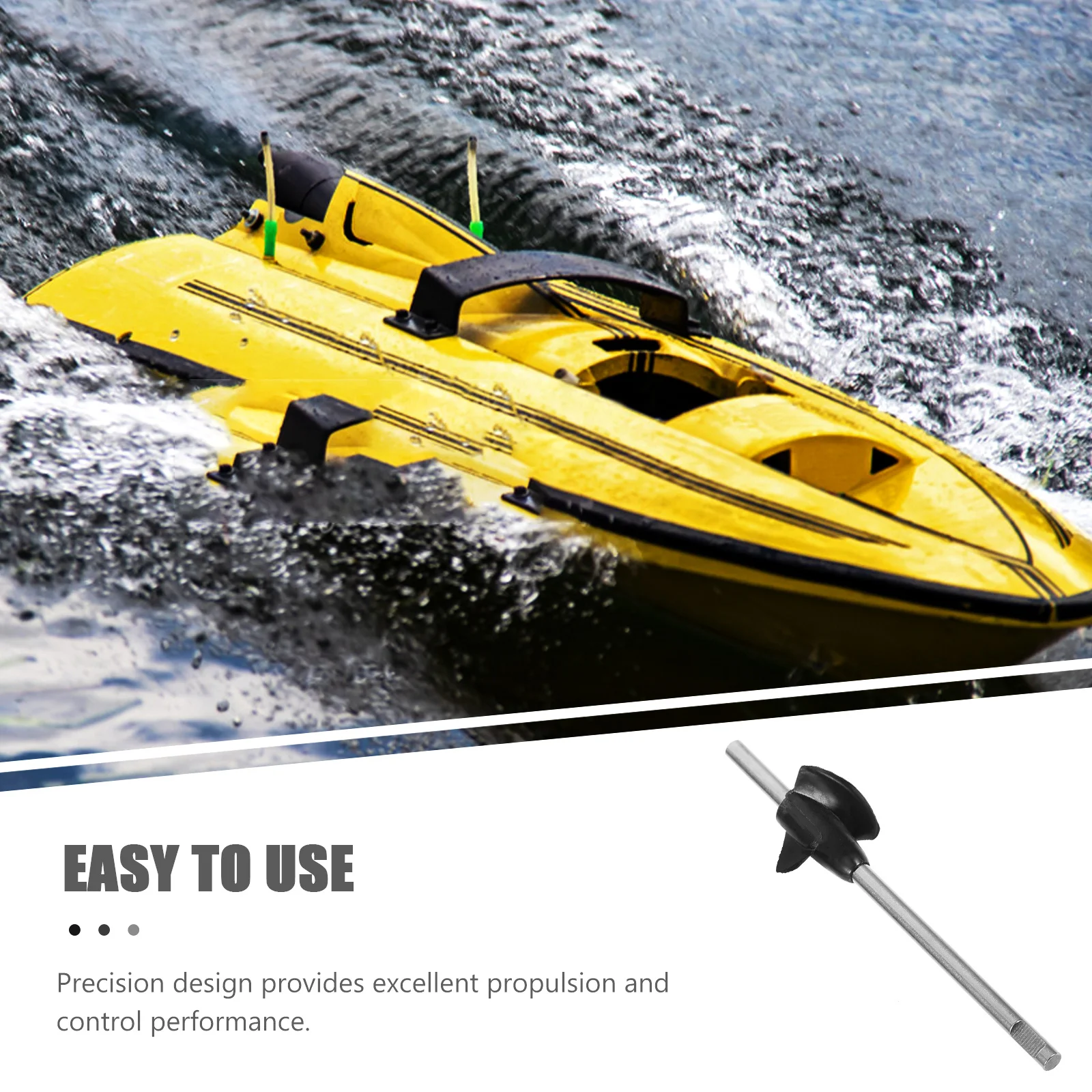 المروحة المعدنية Rc جزء بديل صغير متين متوافق مع المروحة المعدنية مع قارب التحكم عن بعد لوازم قارب Rc #1