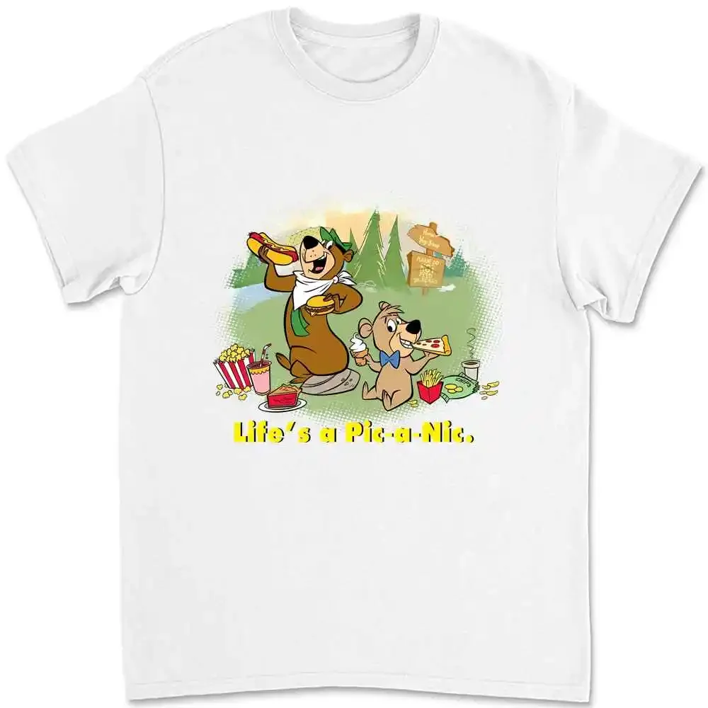 Life'S A Pic Nic Yogi Bear T Shirt 78FZ