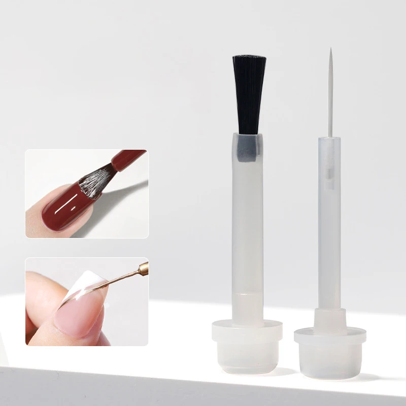 Gel-Nagellack-Ersatzbürsten, Nagellack-Ersatzbürsten für den professionellen Salon oder den Heimgebrauch, Maniküre-Applikatoren, Werkzeuge