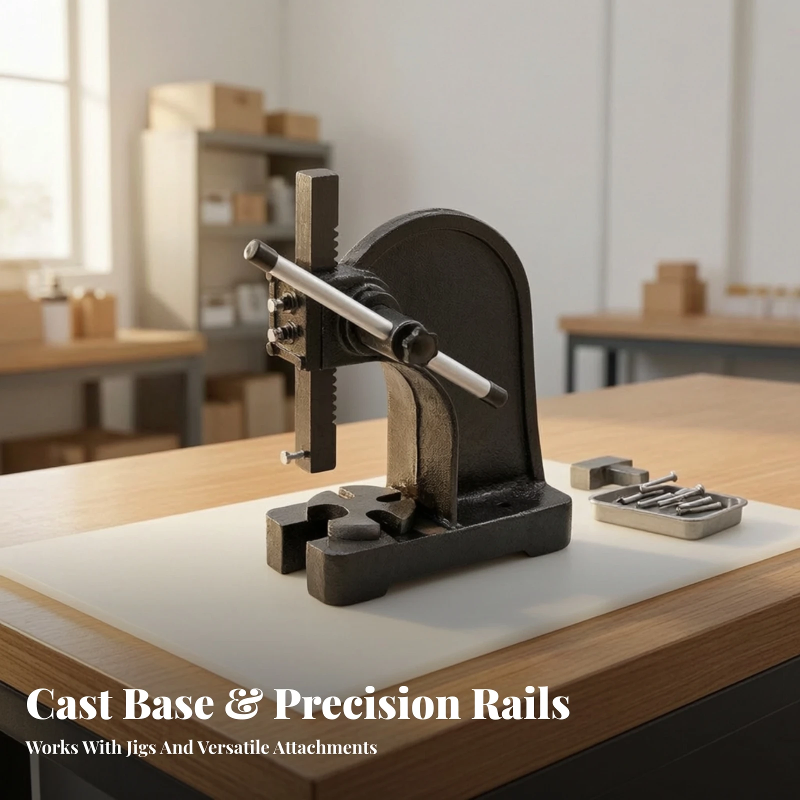 Prensa de taller de uso manual - Workshop Tools Table reseña y precio