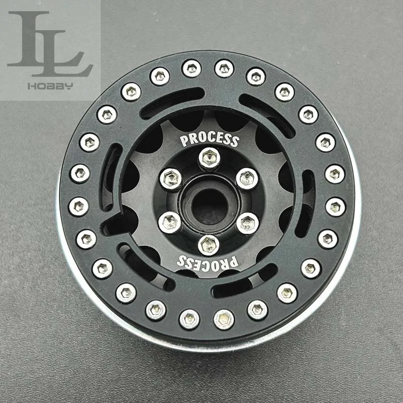 OMF Metal Hub Roda para RC Crawler Car, SCX10 km2 TRX4 Defender Bronco Blazer Esporte Jeep RC4WD TRX6 D90 90046, 1.9 2.2 ", 1,10