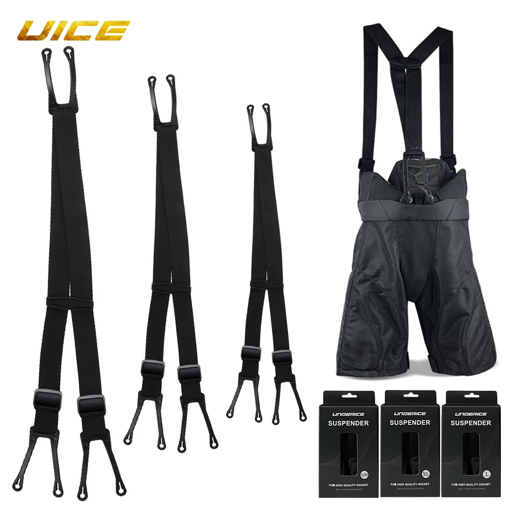 

Эластичные регулируемые подтяжки для хоккейных штанов, защитный ремень, усиленные Y-образные лямки, противоскользящие, для защиты брюк при игре в хоккей на льду