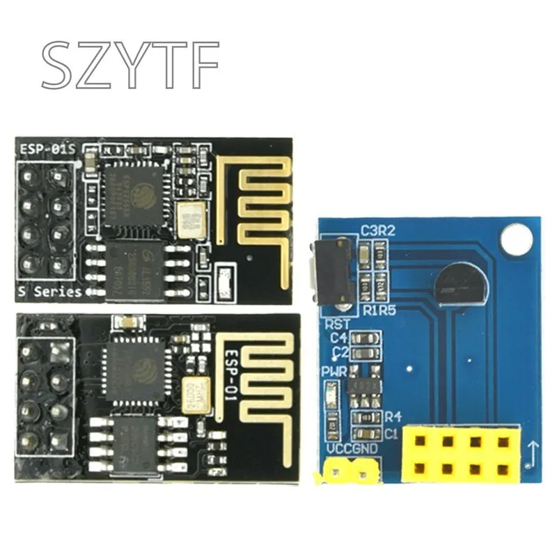 ESP8266 ESP-01 ESP-01S DS18B20 Temperature Humidity Sensor Module esp8266 Wifi NodeMCU Smart Home IOT DIY Kit