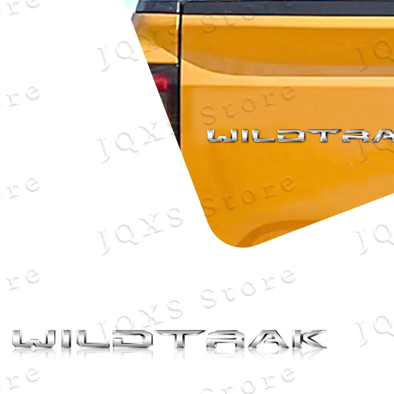 3D ABS Plastic Car Styling WILDTRAK Letter Logo Tailgate Emblem Rear Trunk Badge Sticker Auto Accessories