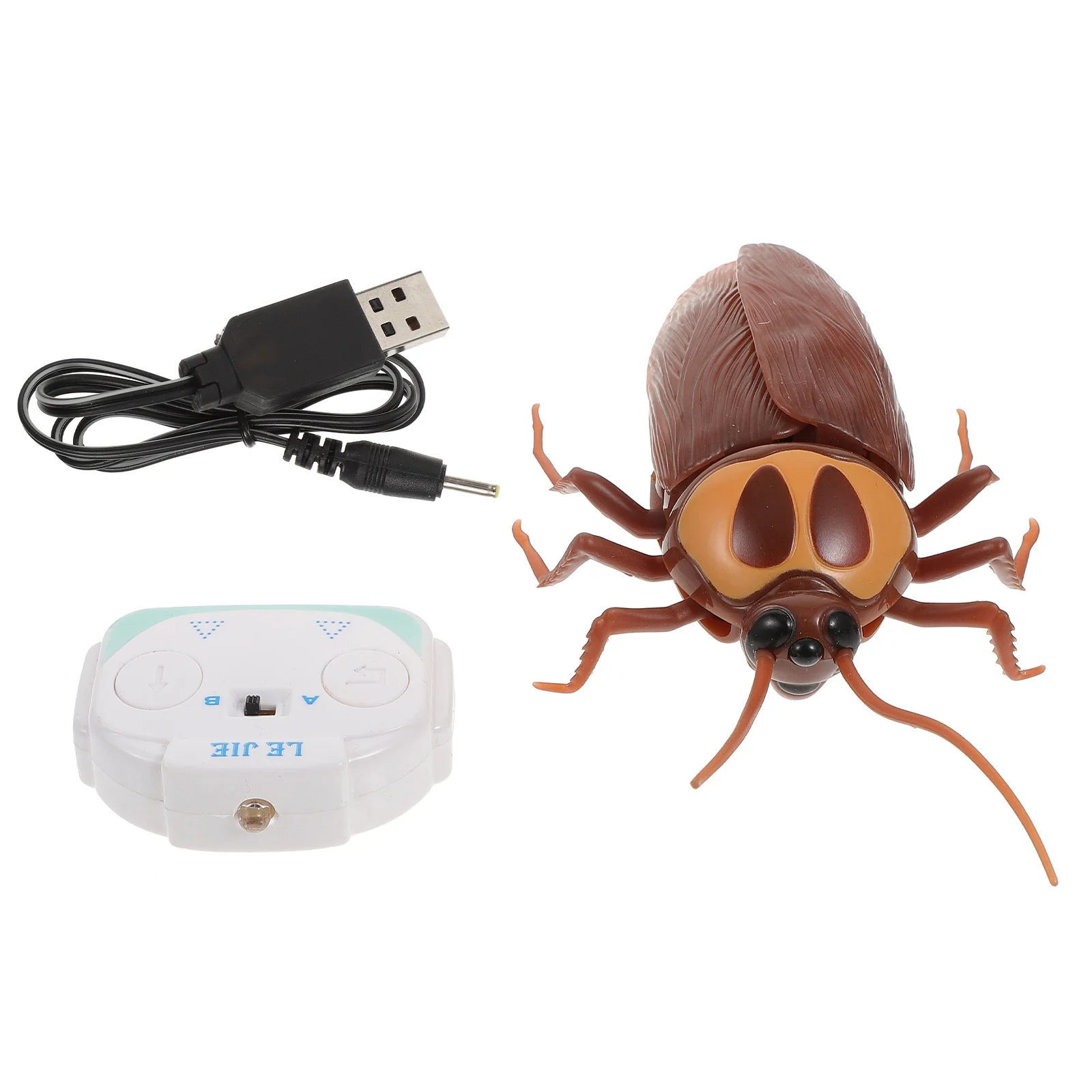 ชุดแมลงจำลองควบคุมด้วยรีโมท 1 ชุด ของเล่นแกล้งคน แมลงคลานเหมือนจริง สำหรับเทศกาล เกมหลอกหลอน