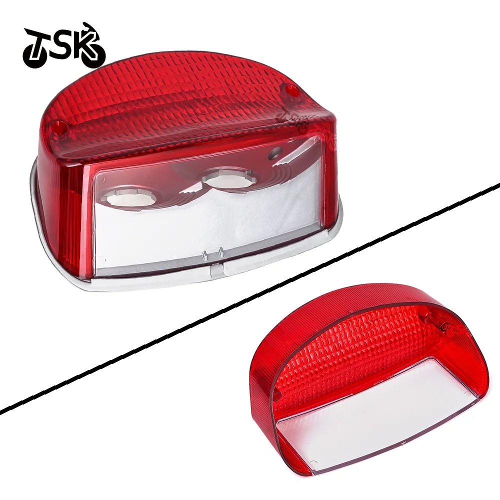 Motorcycle ABS Plastic Brake Tail Light Lens Cover For Honda CBR1100XX Blackbird Shadow Spirit 1100 VLX 600 CB600 Hornet