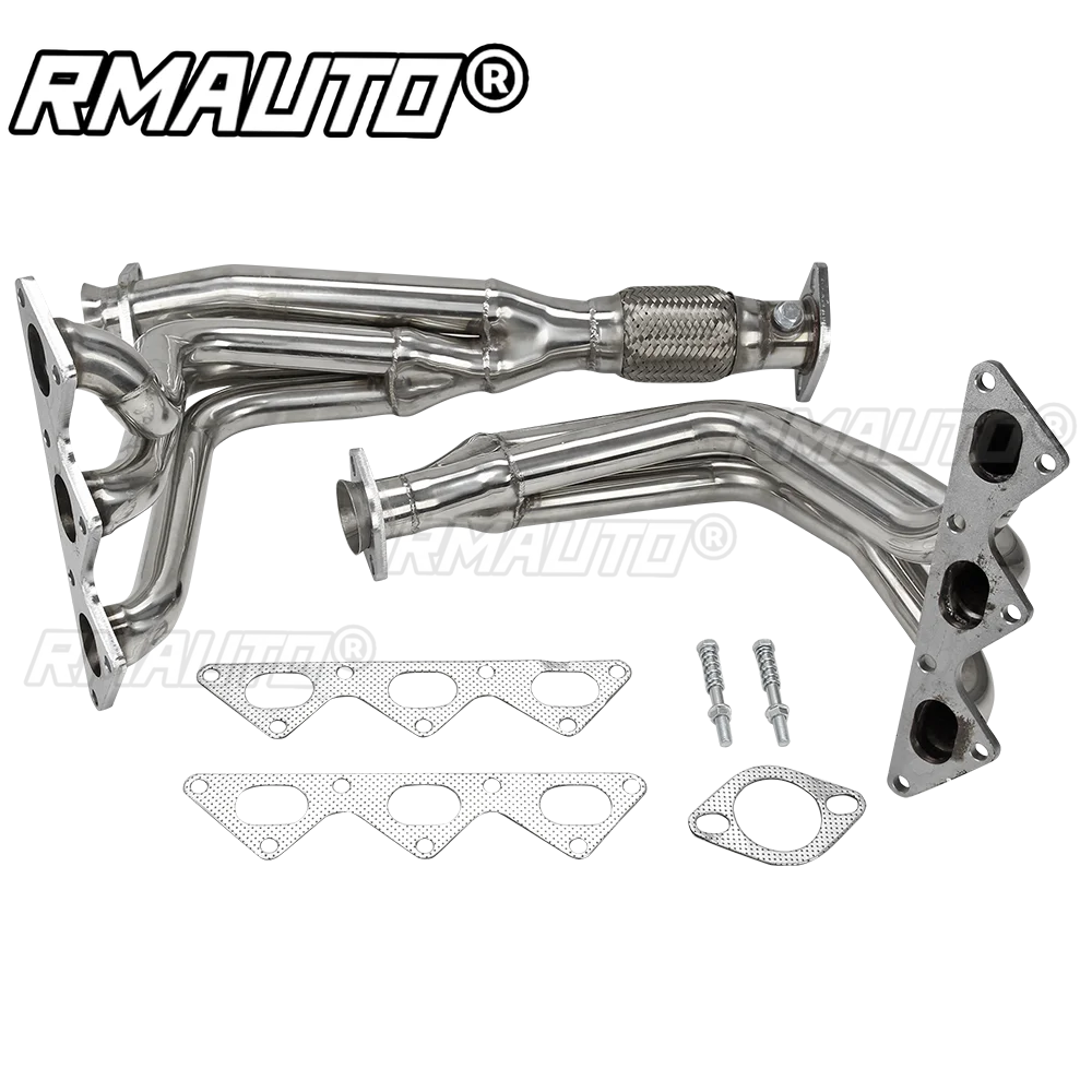 Stainless Steel Exhaust Header for 1991-1999 Mitsubishi 3000GT Stealth DOHC V6 Exhaust System High Pressure Water Tank