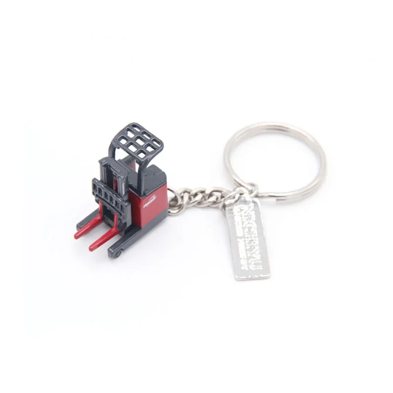 Simulation Mini Forklift Pendant Powerbest Battery Forklift Engineering Model Powerbest Forklift Keychain Alloy Imitation