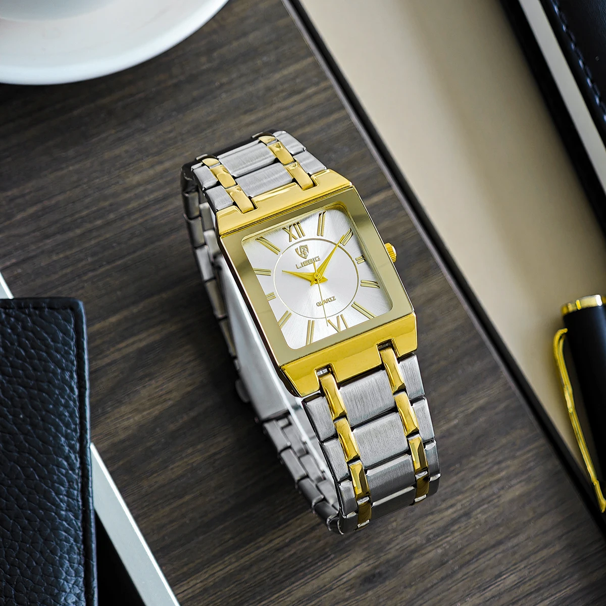 LIEBIG Luxury Quartz Wristwatches Fashion Automatic Women's Watches Elegant Stainless Steel Strap Time Mens Watch Reloj Mujer